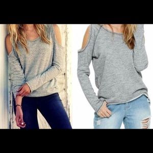 Elan shoulder Peep Hole Sweater